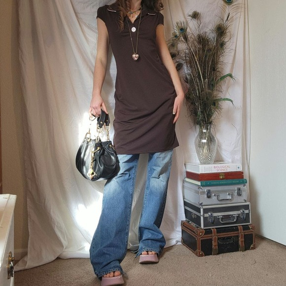 rue 21 button dress - Picture 1 of 5